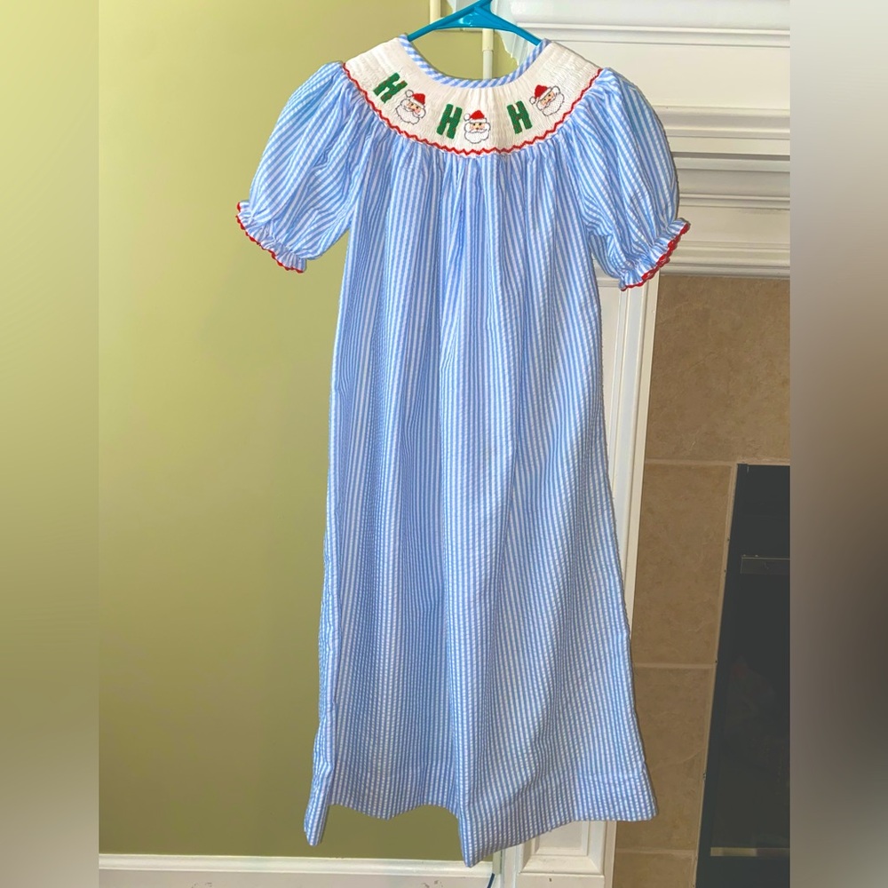 Smock Monkey Santa Dress size 8